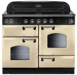 Rangemaster Classic 110cm Induction Range Cooker - Cream.